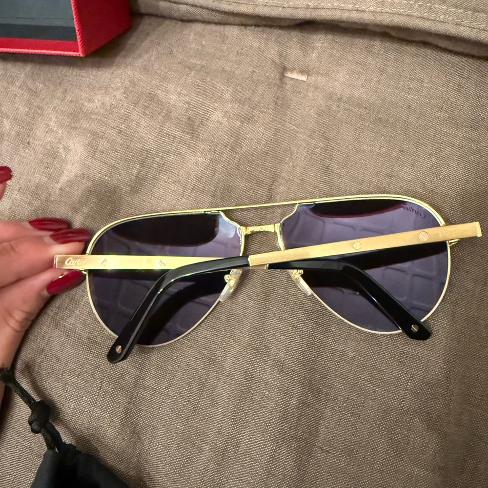 Cartier Santos Evolution 60MM Sunglasses - Picture 9 of 9